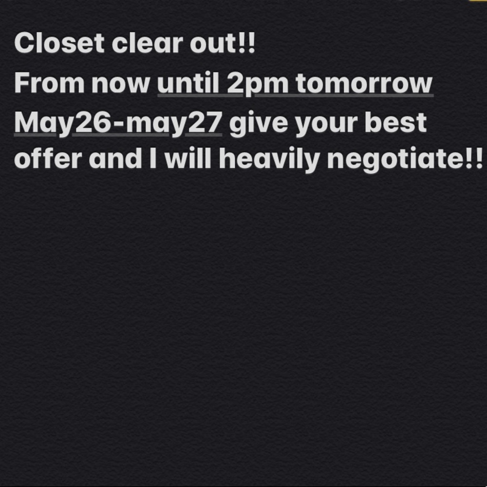 CLOSET CLEAROUT